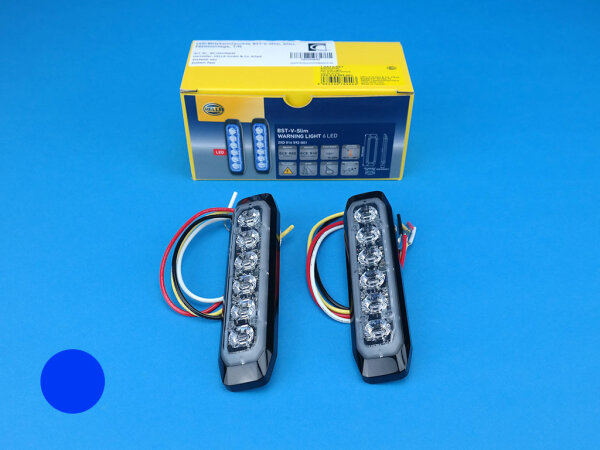 LED-Blitzkennleuchte BST-V-Slim, blau, Festmontage, T/N