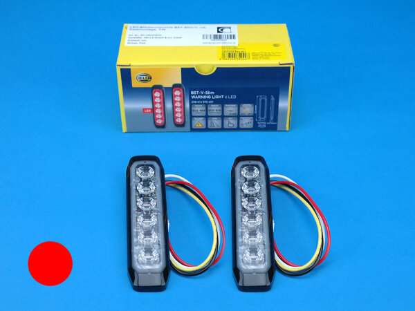 LED-Blitzkennleuchte BST-V-Slim, rot, Anbaumontage, T/N