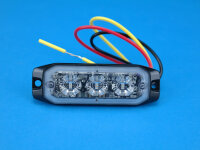 LED-Blitzkennleuchte BST-Slim, blau, 3-LEDs, Anbaumontage