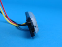 LED-Blitzkennleuchte BST-Slim, blau, 3-LEDs, Festmontage