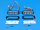 LED-Blitzkennleuchte BST-Slim, blau, 3-LEDs, Festmontage