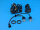 LED-Blitzkennleuchte BST-Round, blau, Anbaumontage, T/N