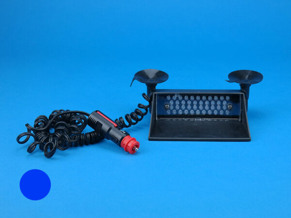 LED-Frontscheibenblitz FWL, blau, KFZ-Stecker