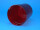Lichthaube KL 700, rot, geriffelt