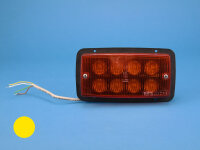 Heckblitzer Typ 40 pico, gelb, mit Einbaurahmen