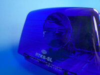 Komplettangebot 5.1: Lichtbalken RTK 6, Drehspiegel, 1.400 mm, blau