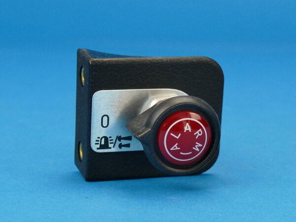 Alarm-Dreh-Zugschalter Feuerwehr, mit Schild, 12/24 V