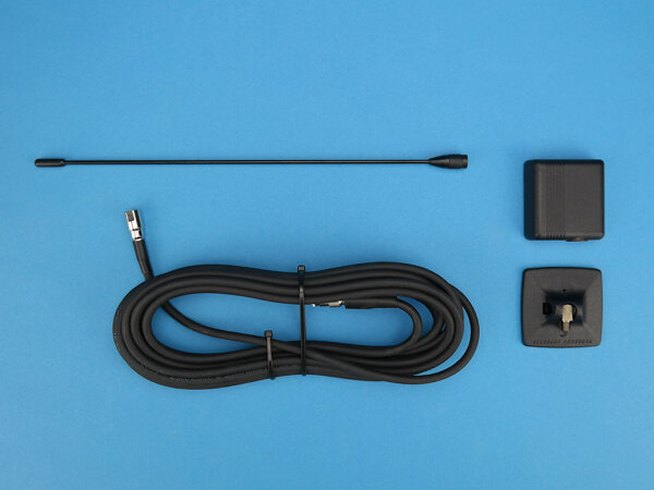 Glasklebeantenne, Tetra, 380-400 MHz, FME Anschlussstecker