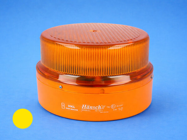 LED-Kennleuchte Nova-S L, gelb, Anbaumontage, CAN447