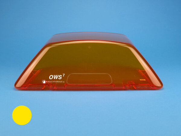 Lichthaube OWS 7, gelb, ER-Glühlampe, ohne Fenster