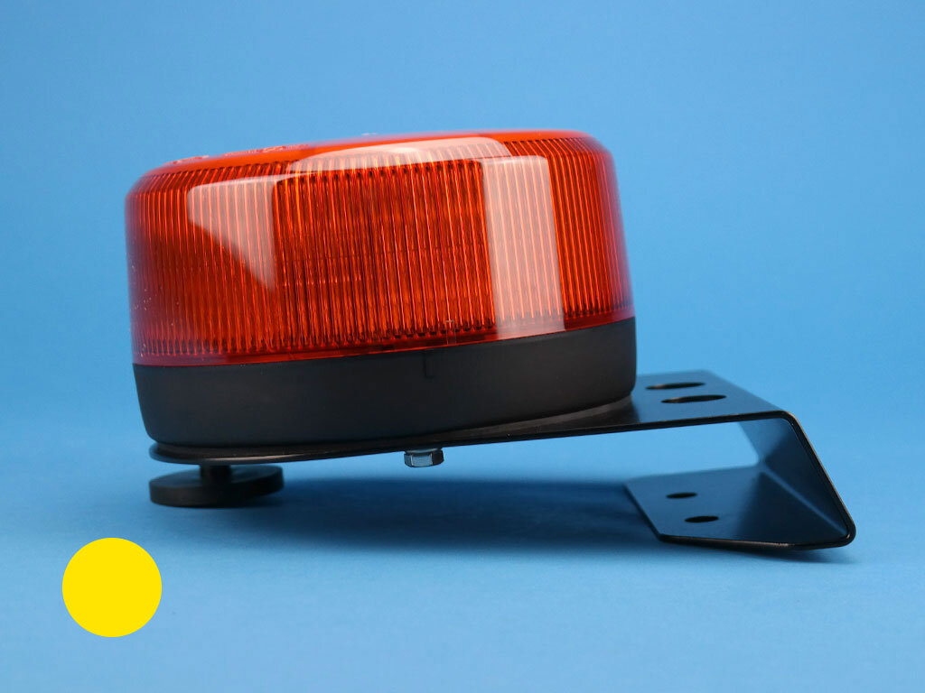Rundumleuchte gelb 12V o 24V H1 Blinklicht Warnlicht Warnleuchte für