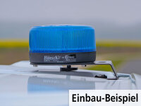 LED-Kennleuchte Comet S - B, blau, mit Halter für Ford Transit/Tourneo Custom und VW New Transporter