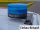 LED-Kennleuchte Comet S - B, blau, mit Halter für Ford Transit/Tourneo Custom und VW New Transporter