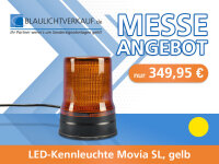 Messeangebot #13: LED-Kennleuchte Movia SL, gelb,...