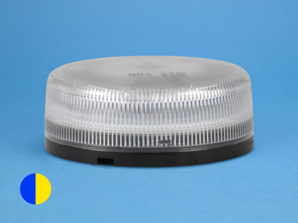 LED-Kennleuchte Guardian GD-L, blau/gelb, Anbaumontage