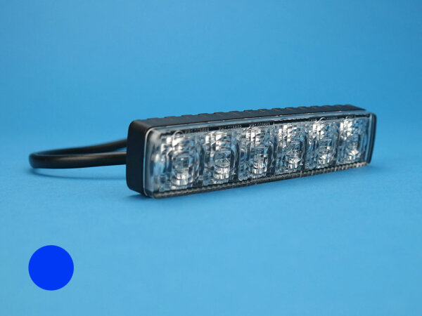 LED-Frontblitzer Sputnik SL HTB, horizontal, blau, Ersatzstück