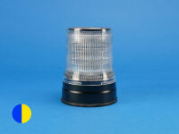 LED-Kennleuchte Movia SL, blau/gelb, Festmontage, CAN 447...