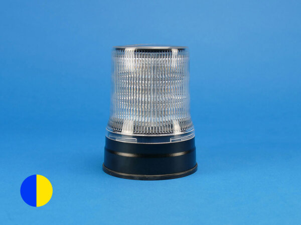 LED-Kennleuchte Movia SL, blau/gelb, Festmontage