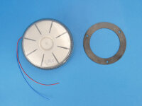 LED-Kennleuchte Comet S - B, gelb, klare Haube, Festmontage