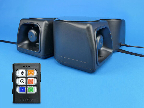 Mobile Warnanlage MoWa 2 KatWarn 360, Magnetmontage, mit Durchsage, ohne Licht
