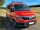 Fahrzeug Ford Transit mit Blaulichtbalken RTK 7, 1.400 mm, blau und Kennleuchte Comet, blau, Frontblitzer BST, seitlich