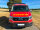 Fahrzeug Ford Transit mit Blaulichtbalken RTK 7, 1.400 mm, blau und Kennleuchte Comet, blau, Frontblitzer BST, seitlich, Produkte beschriftet