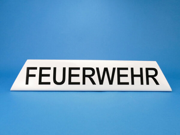 Blende "FEUERWEHR", für RTK 7, 1.100 mm, foliert