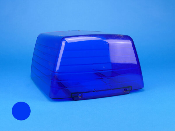 Lichthaube RTK 5, blau, Drehspiegel, 1.400 mm