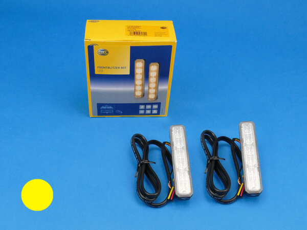 LED-Blitzkennleuchte BST-V, gelb, Haltermontage vertikal