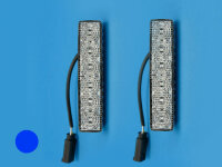 LED-Frontblitzer Sputnik SL, vertikal, blau