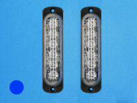 LED-Front-/Heckblitzer SuperThin ST6, blau, vertikal