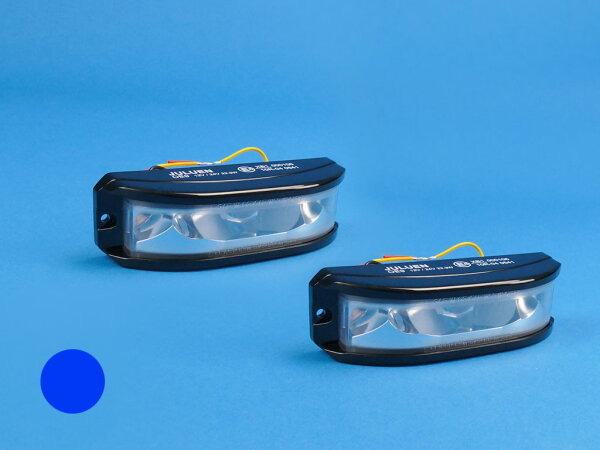 LED-Front-/Heckblitzer One Eighty OE9, blau, Anbaumontage