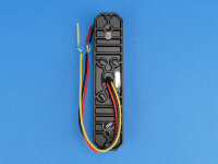LED-Frontblitzer BST-V, blau, Festmontage, vertikal