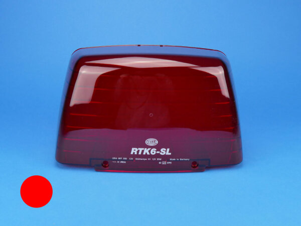 Lichthaube RTK 6 SL, rot, 1.100 mm, Drehspiegel