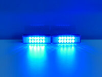 WL-LED Warnleuchte, blau, 2er Set
