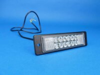 WL-LED Warnleuchte, blau, 24 V mit Einbaurahmen