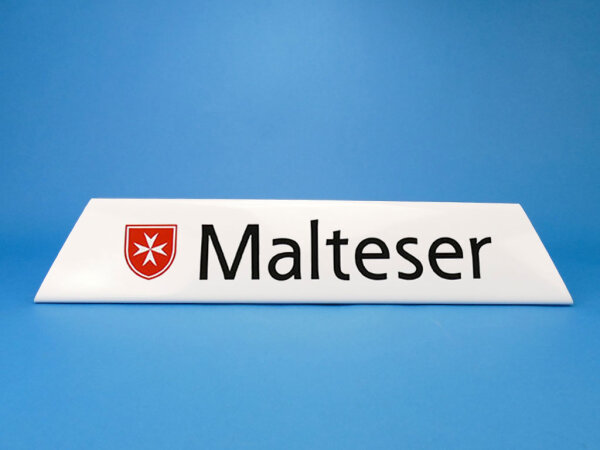 Blende "Malteser", für RTK 7, 1.100 mm, foliert