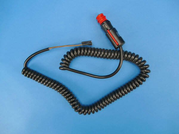 Spiralkabel mit Universalstecker/KFZ-Stecker