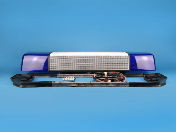 Komplettangebot 01: Lichtbalken RTK 5, Drehspiegel, 1.400 mm, blau