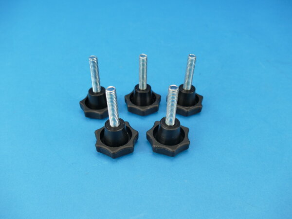 Sterngriffschraube M8 35 mm - 5er Set