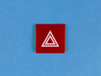 Symbol - Warnblinker, rot