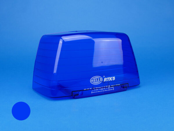 Lichthaube RTK 5, blau, Drehspiegel, 1.100 mm