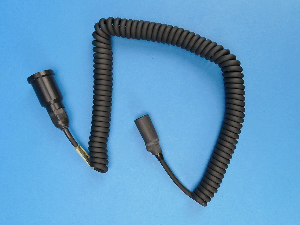 Hirose 4-polig Auf D-Tap Spiralkabel 60 Cm – Für ZAXCOM, Sound Devices, Zoom Recorder, Stromversorgung