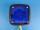 Frontblitzer Sputnik Pico, blau, mit Einbaurahmen