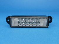 WL-LED Warnleuchte, blau, 12 V, 2er-Set mit Keil-Halter