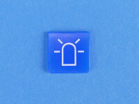 Symbol - Rundumkennleuchte, blau