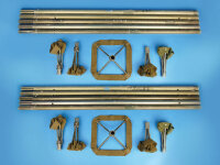 Tarnnetzstange ALU inkl. Spreizer, 10er-Set