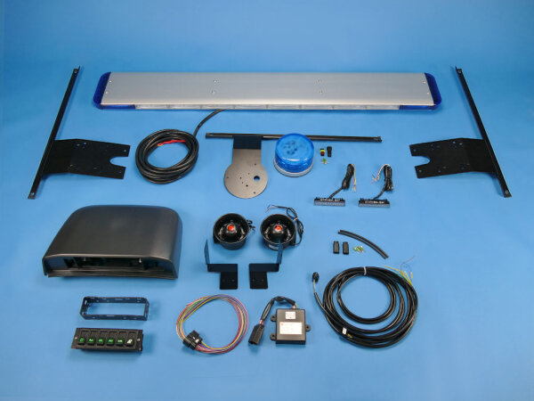 Komplettangebot für VW T5, Trident LED-Blaulichtbalken, 1.401 mm