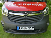 Fahrzeug Opel Vivaro, Detailansicht Front mit Frontblitzern