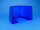 Lichthaube RTK 4, blau, mit Aufschrift